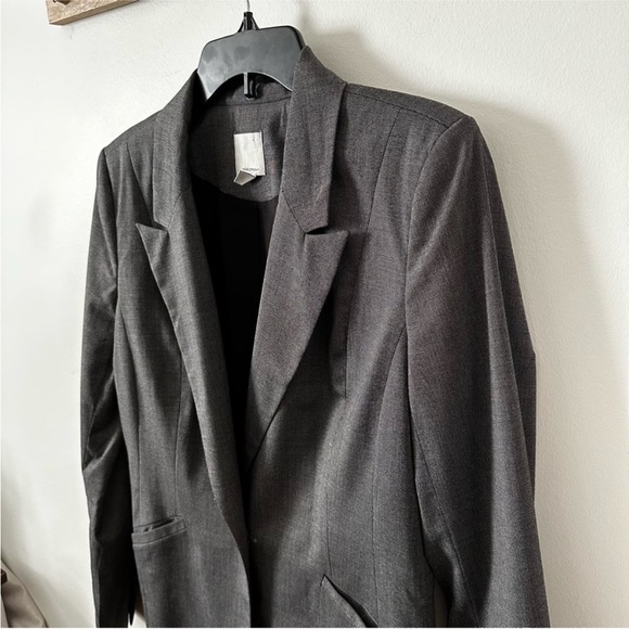 HALOGEN | Women’s Gray Single Breasted size 8 - Picture 6 of 10